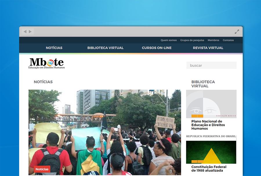 Portal Da Rede Mbote - Educação, Direitos Humanos E Economia Criativa